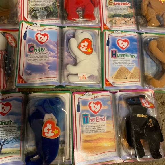 11 2000 tennie beanie Babies - Picture 4 of 4